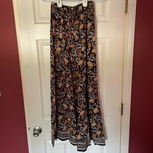 Floral Wide Leg Pants